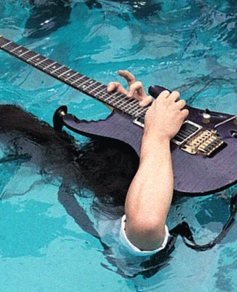 Música até debaixo d’água!